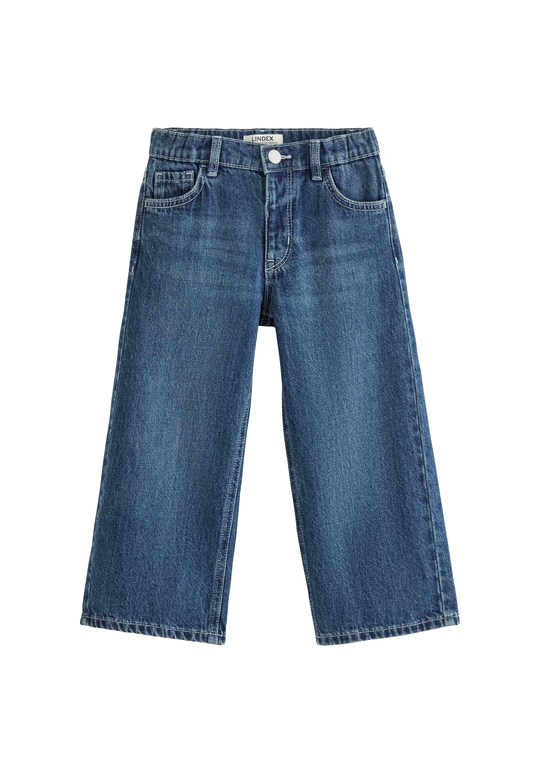 Lindex Regular Jeans i blå: framsida