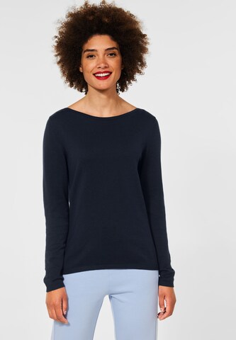 Pull-over STREET ONE en bleu : devant