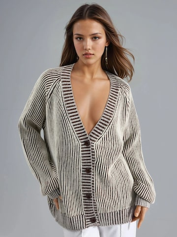 Cardigan 'Strickjacken' My fashion en marron : devant