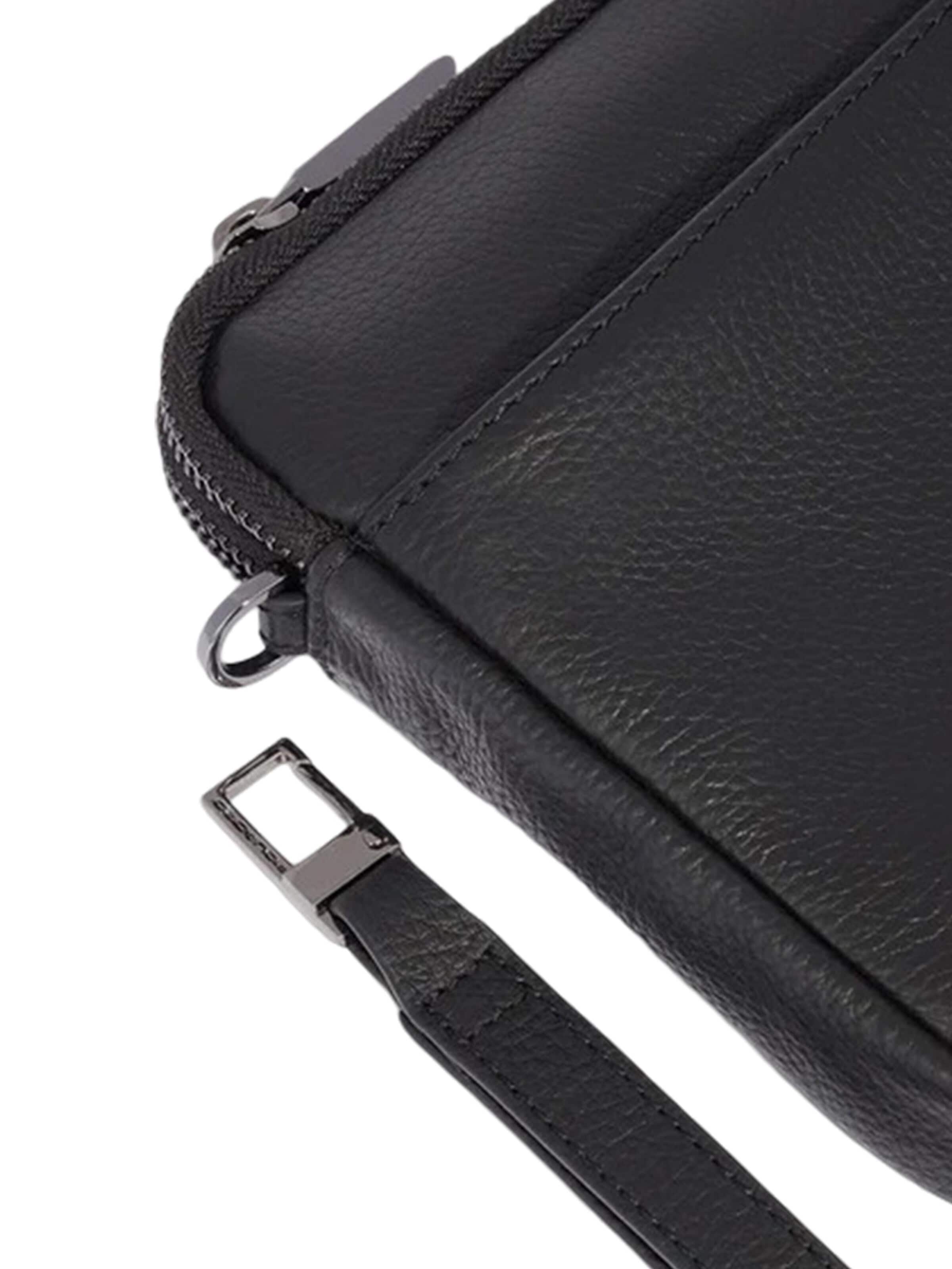 Piquadro - Cartera maletín en negro