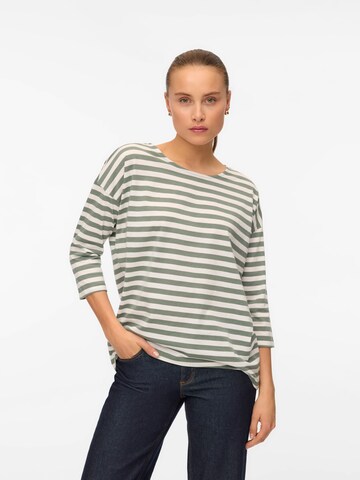 VERO MODA Koszulka 'VMLUNA MALENA' w kolorze zielony: przód