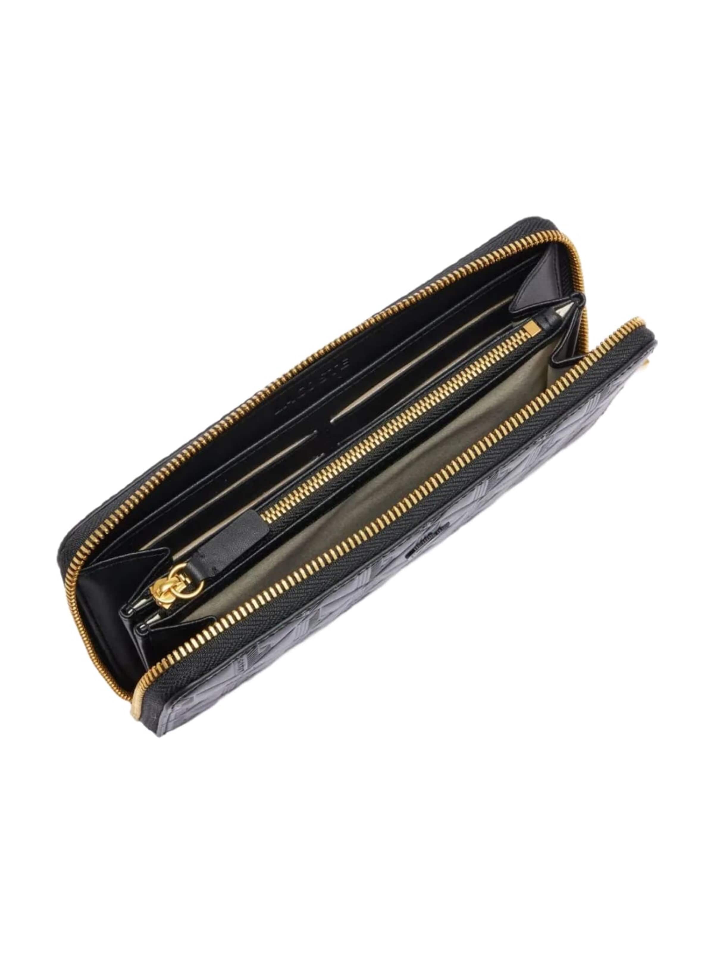 LACOSTE - Cartera 'Lacoste Compagnon Maheki Noir' en negro