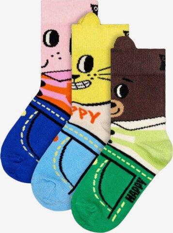 Chaussettes 'Animal Box' Happy Socks en mélange de couleurs : devant