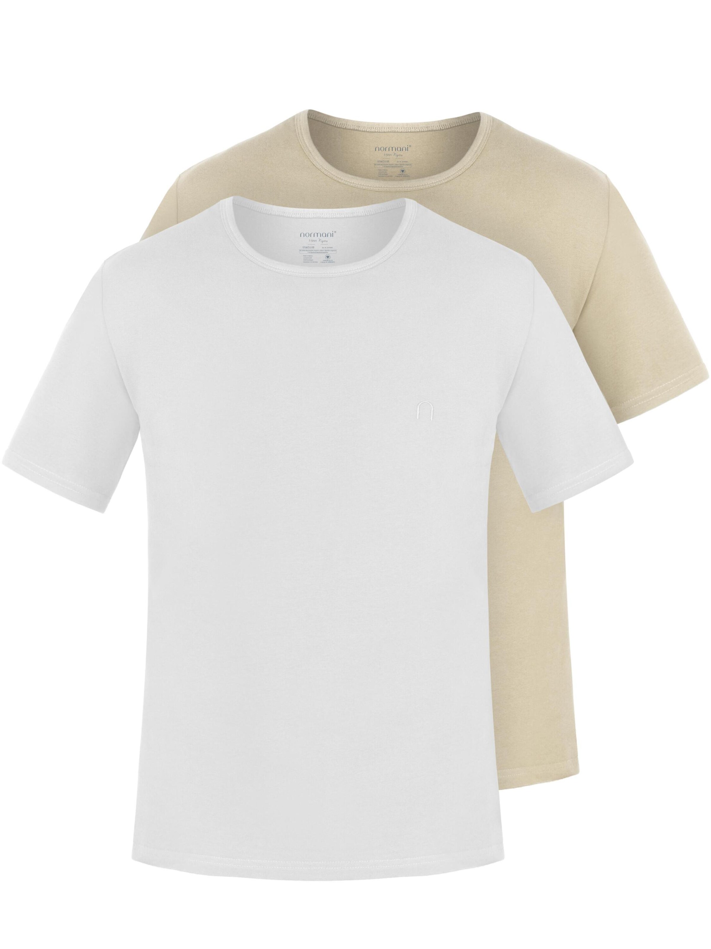 T-Shirt 'Nyons' normani en beige : devant