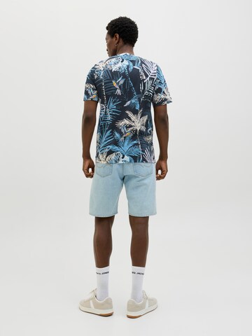 JACK & JONES Shirt 'JJHAWAII' in Blue