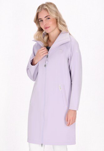Manteau fonctionnel Schmuddelwedda en violet : devant