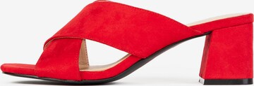 Celena - Zapatos abiertos 'Carah' en rojo: frente