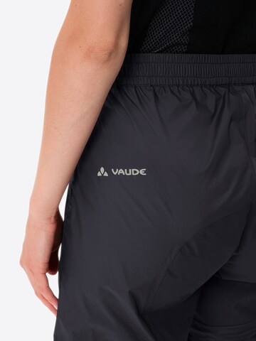 VAUDE Regular Outdoor trousers 'Drop II' in Black