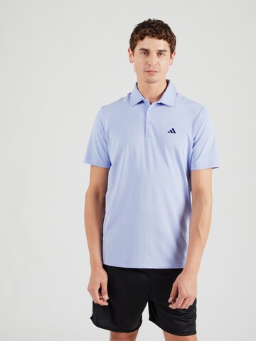 ADIDAS GOLF Performance shirt in Blue: front