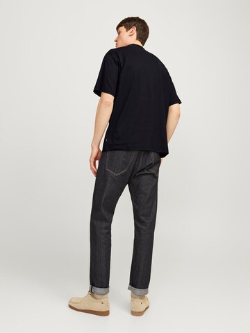 JACK & JONES Tričko 'Blachad' - Čierna