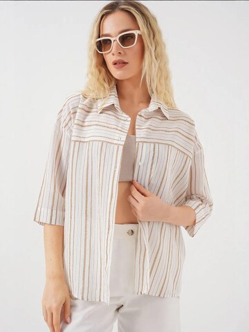 Camicia da donna di Bigdart in bianco: frontale