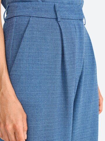 Rich & Royal Loose fit Pleat-front trousers in Blue