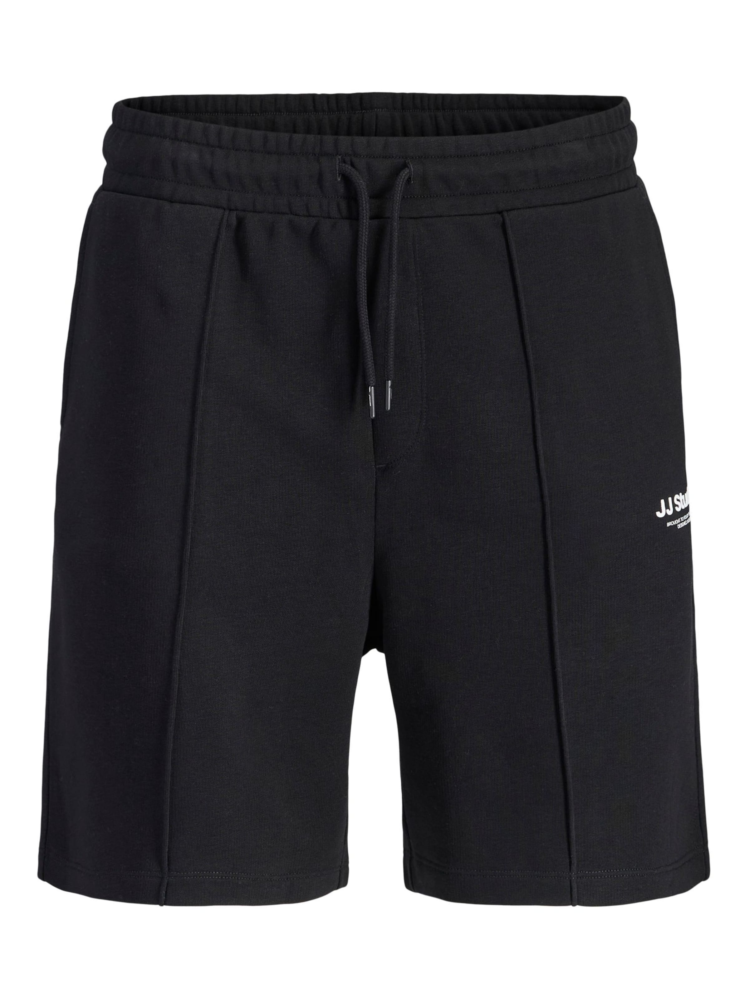 Jack & Jones Plus Regular Shorts 'JPSTKane' in Schwarz: Vorderseite