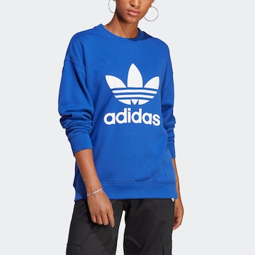 Felpa 'Trefoil Crew' di ADIDAS ORIGINALS in blu