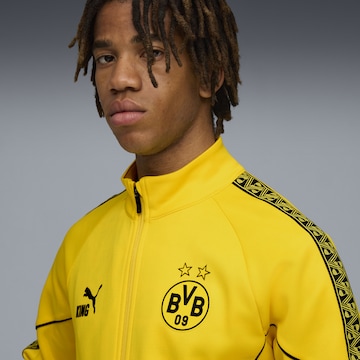PUMA Sportsweatvest 'Borussia Dortmund King Anthem' in Geel