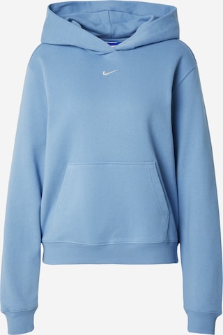 Nike Sportswear Mikina – modrá: přední strana