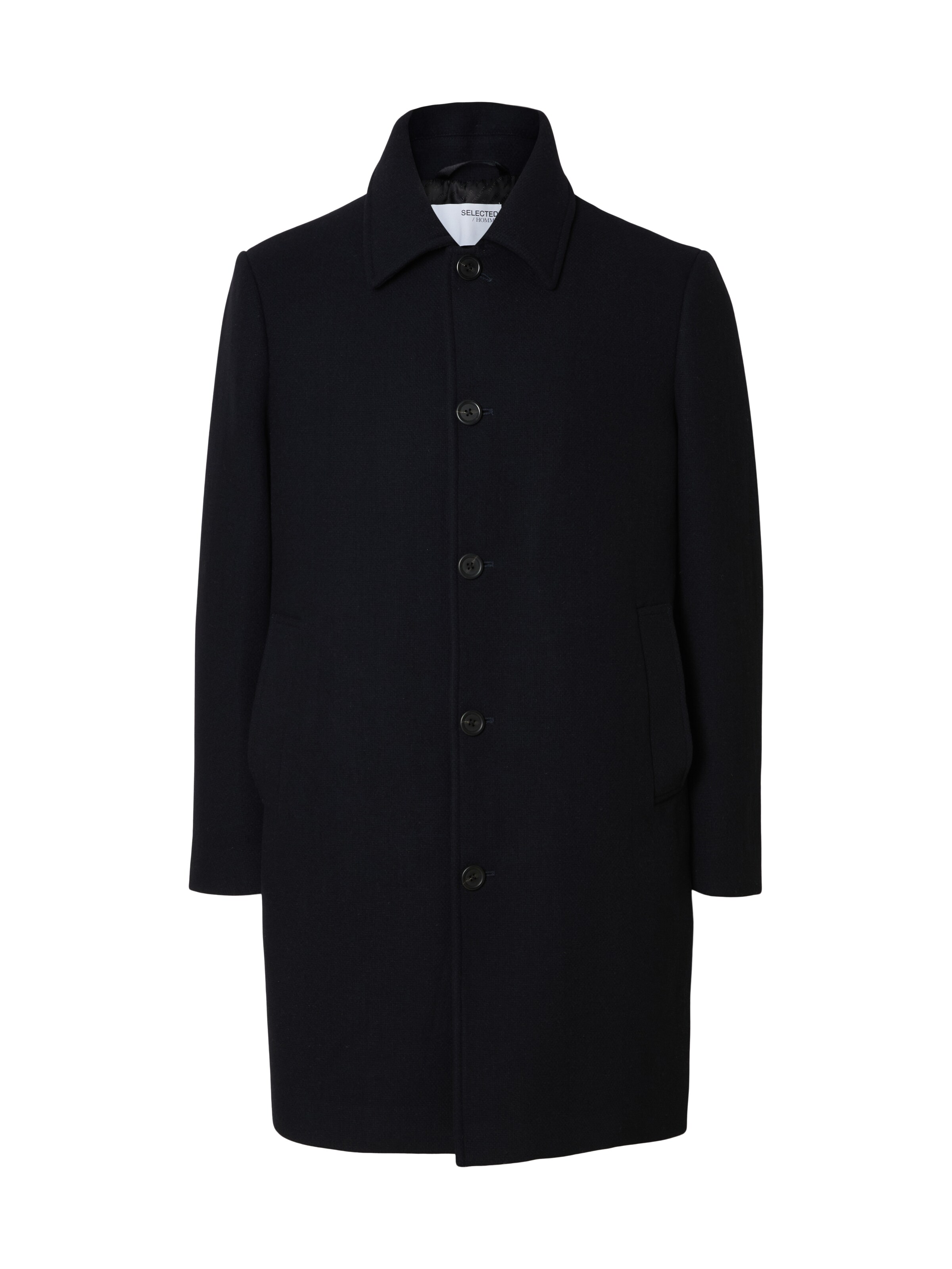 SELECTED - Abrigo de entretiempo en azul: frente