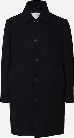 SELECTED - Abrigo de entretiempo en azul: frente