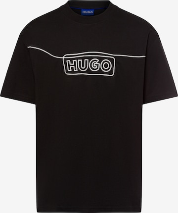 HUGO T-Shirt ' Noideryo ' in Schwarz: Vorderseite