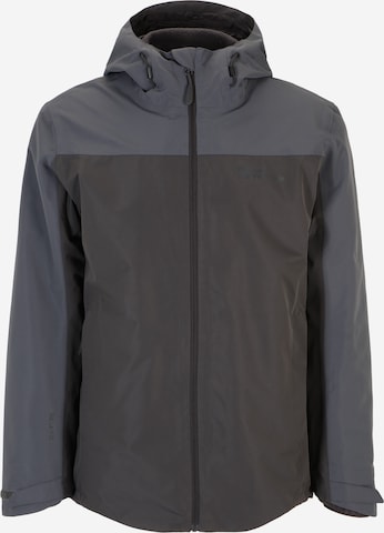 JACK WOLFSKIN Outdoor jacket in Grey: front