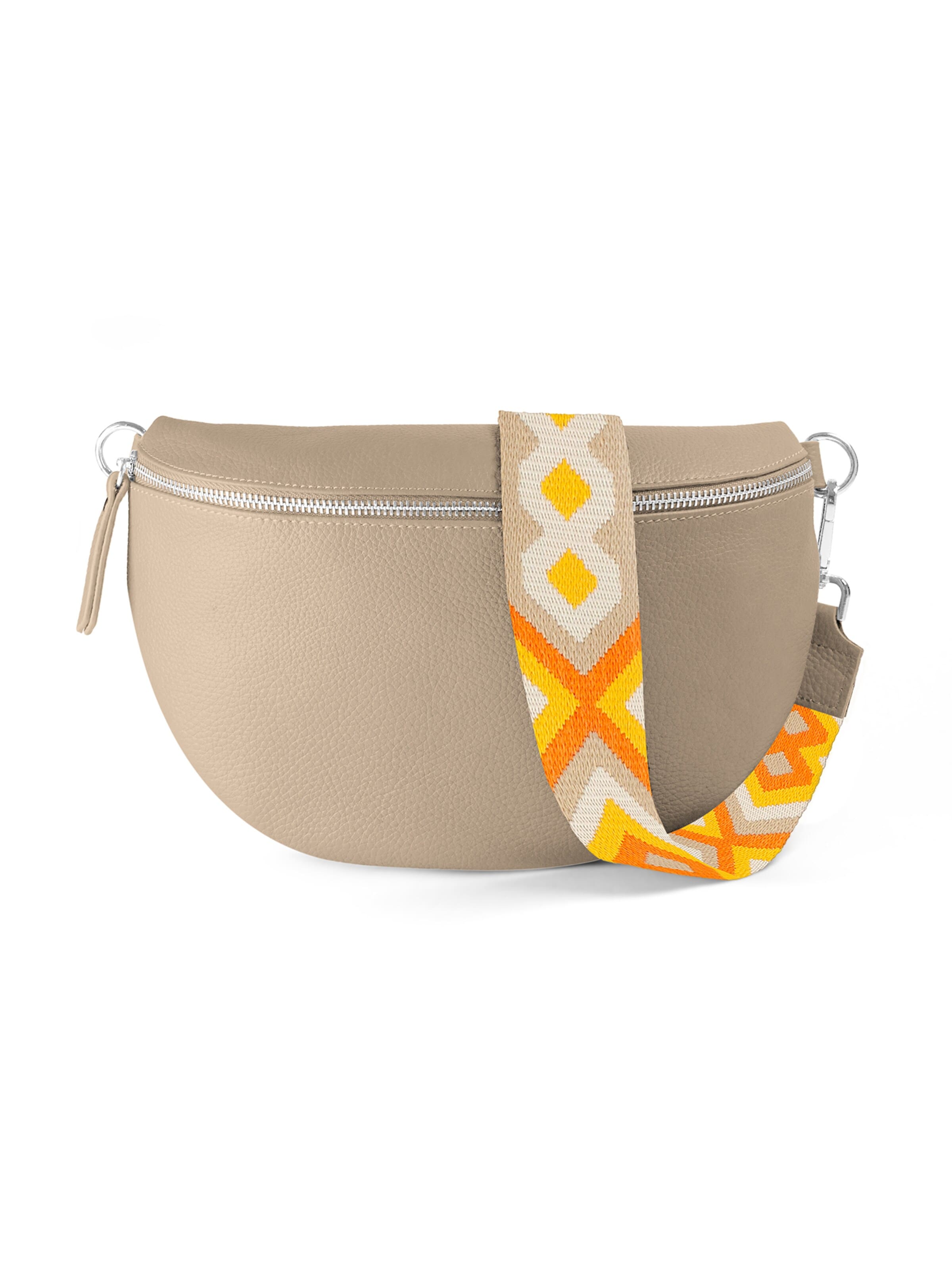 Sacs banane 'JUNA large' lePelou en beige : devant