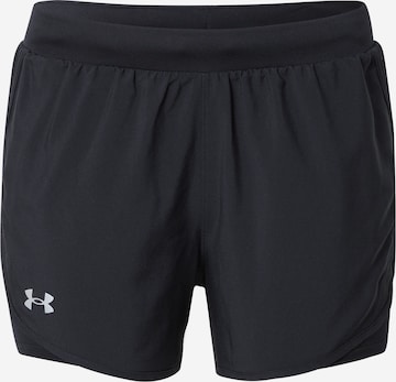 UNDER ARMOUR Regular Sporthose 'Fly By 2.0' in Schwarz: predná strana