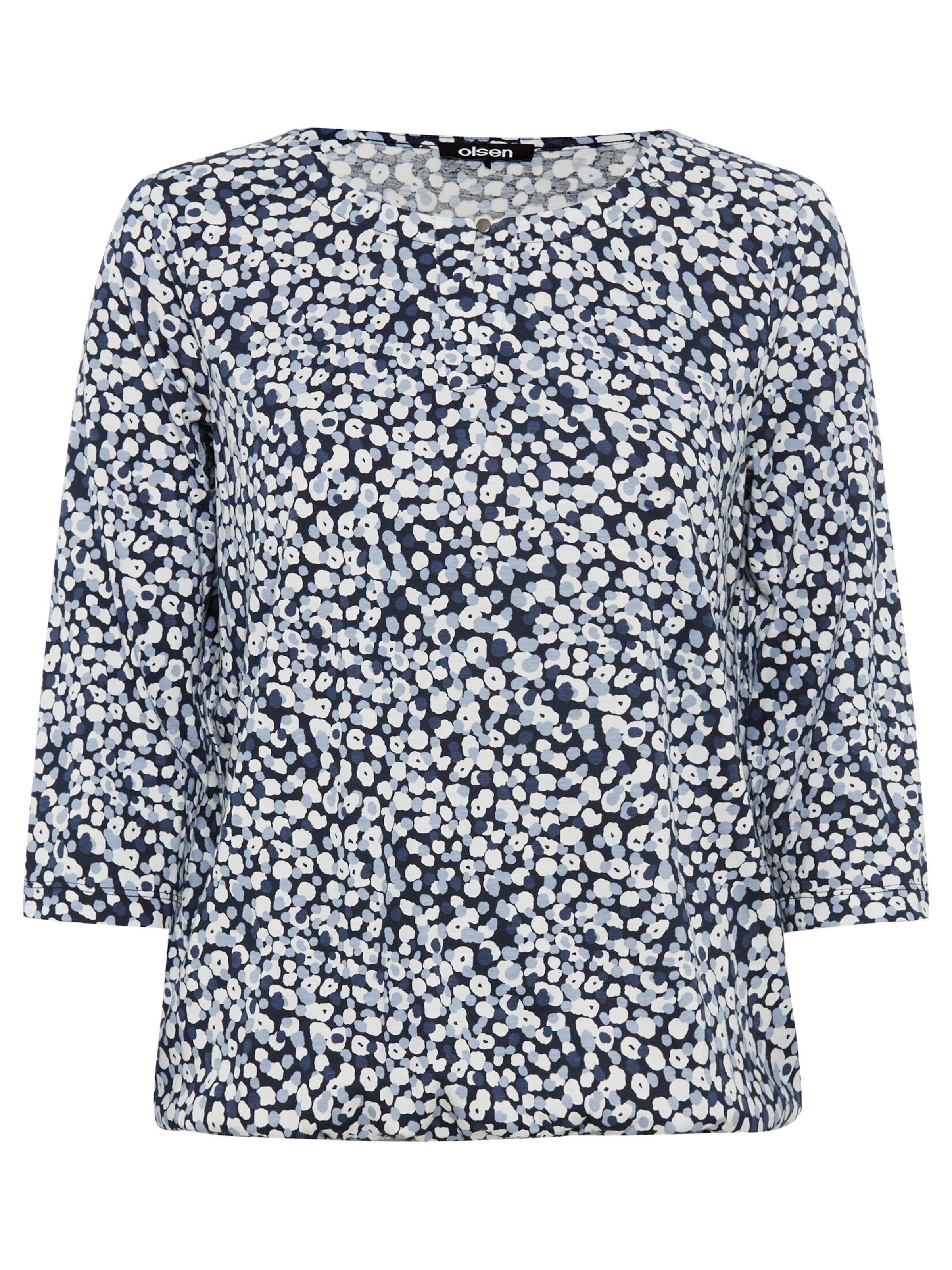 Olsen Shirt in Blauw: voorkant