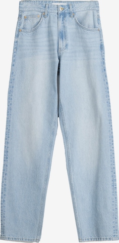 Bershka Regular Jeans in Blue: front