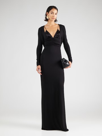 Elisabetta Franchi Вечернее платье в Черный: спереди