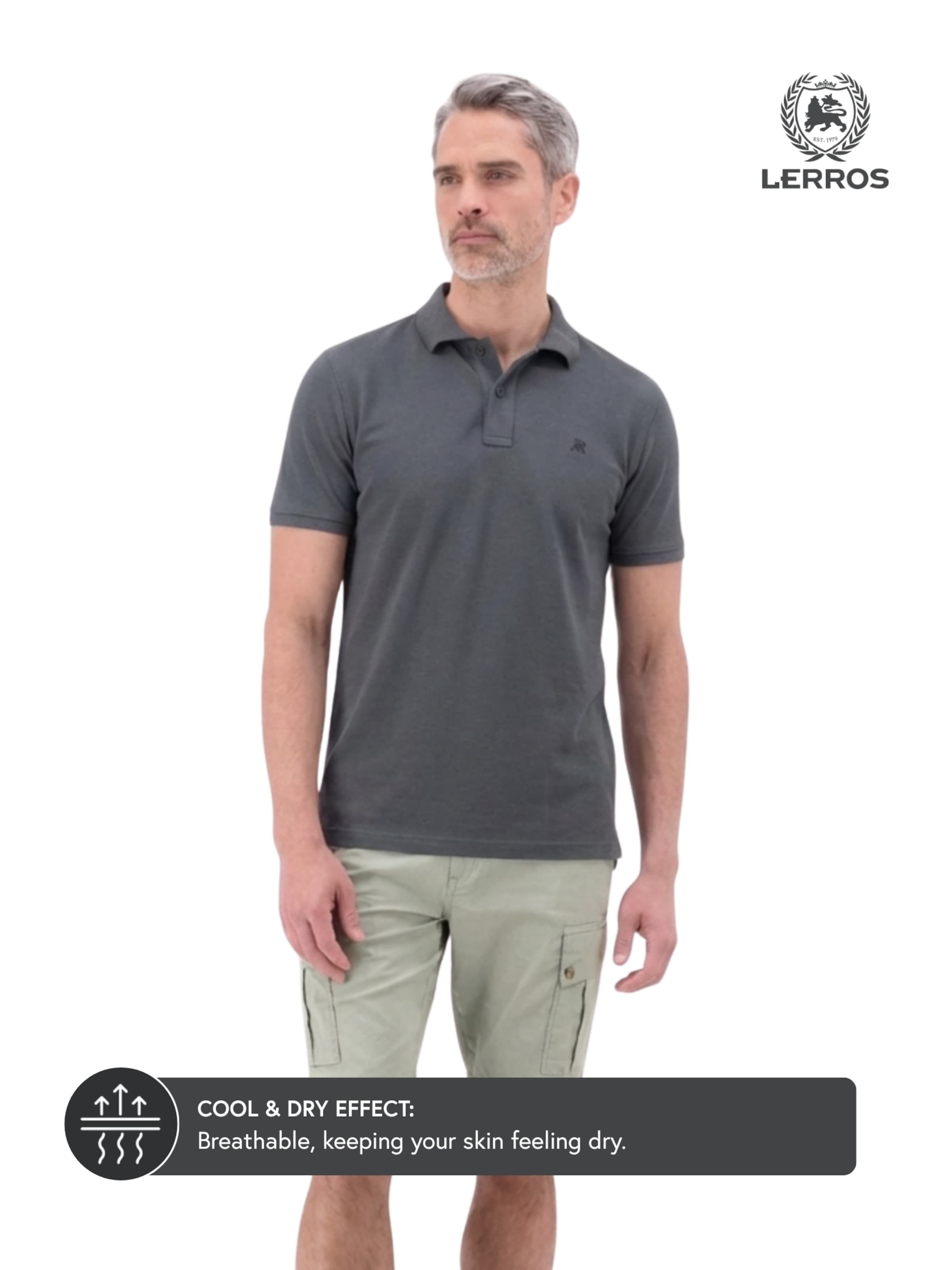 LERROS Shirt in Grey