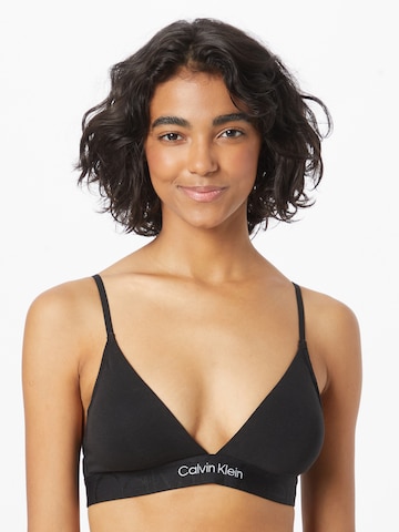 Triangle Soutien-gorge Calvin Klein Underwear en noir : devant