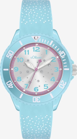s.Oliver Watch in Blue: front