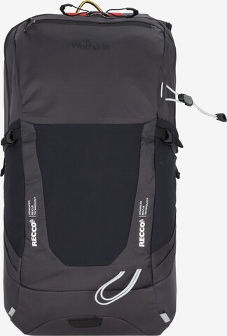 JACK WOLFSKIN Sports Backpack 'Wolftrail 22 Recco' in Grey: front