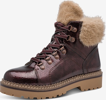 Tamaris Schnürstiefelette in Orange: Vorderseite