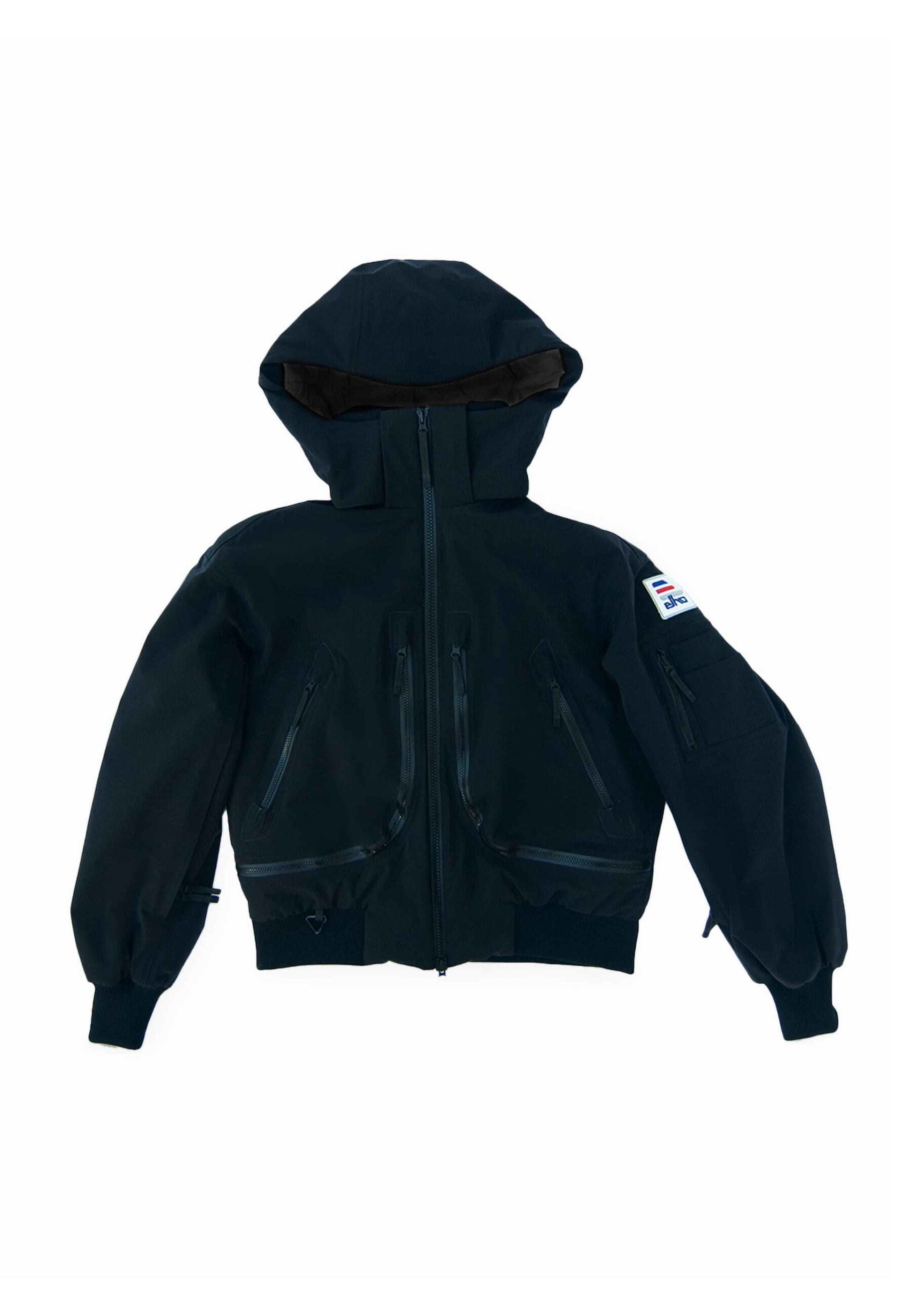 Giacca di mezza stagione 'Phantom' di elho in nero: frontale