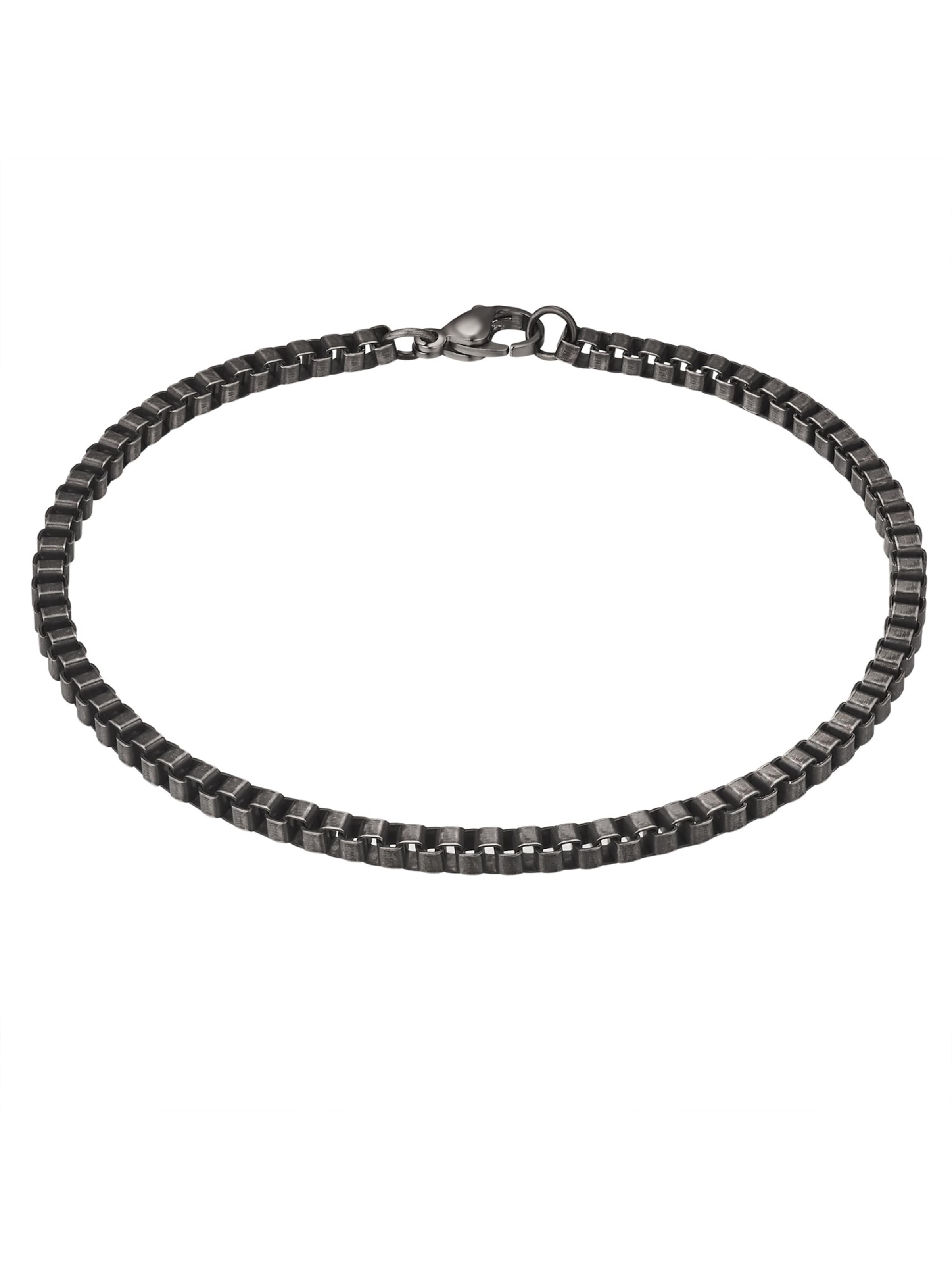 True Rebels Bracelet in Black: front