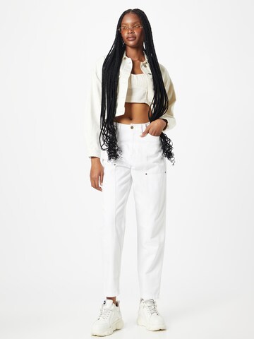 Pepe Jeans Loosefit Farmer 'WILLOW WORK' - fehér