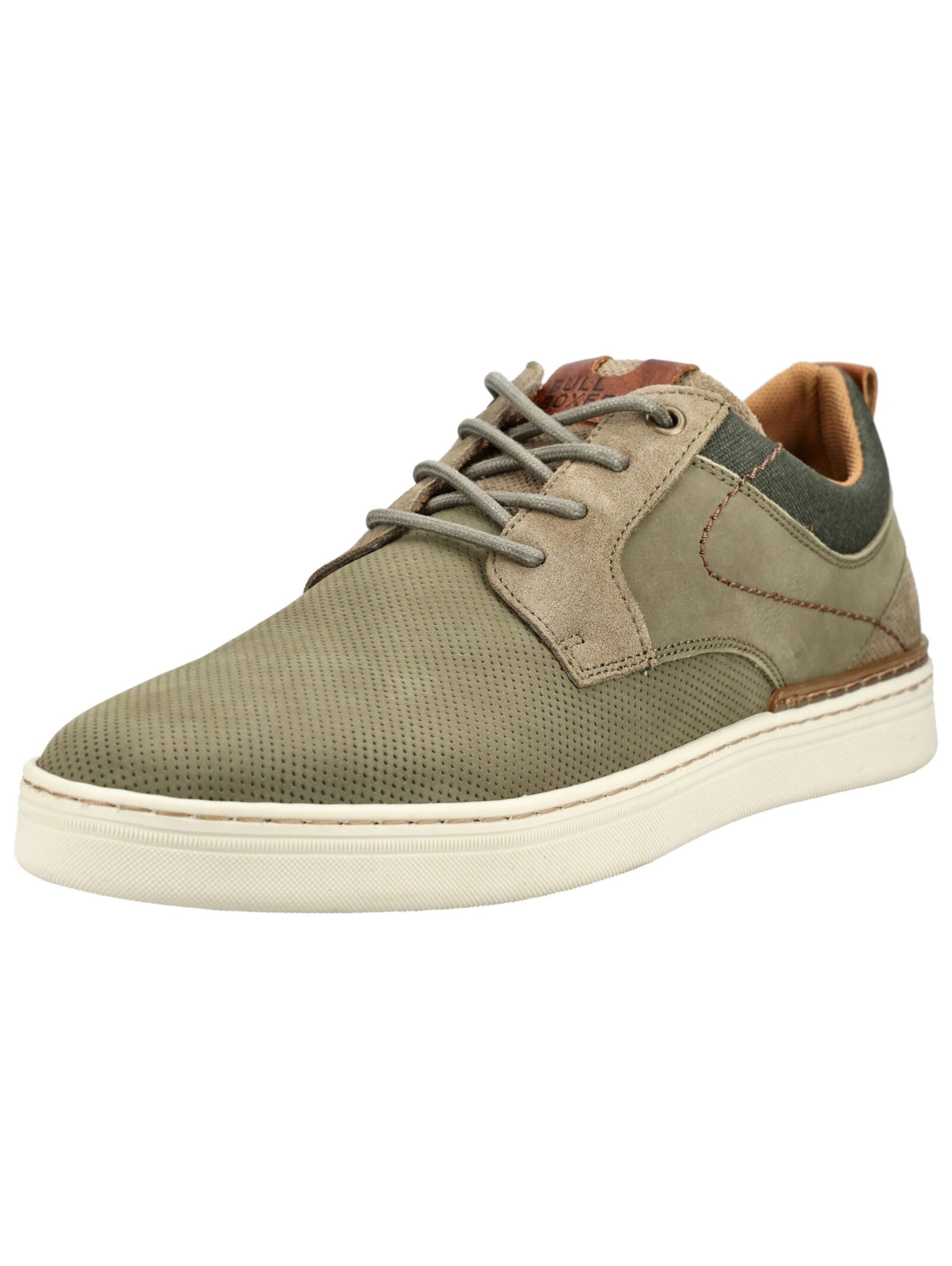 Sneaker bassa di BULLBOXER in verde: frontale