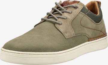 Sneaker bassa di BULLBOXER in verde: frontale
