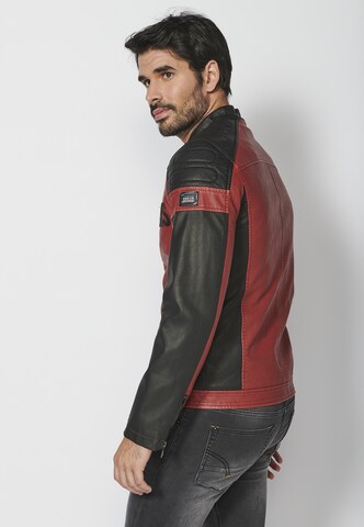 KOROSHI Between-Season Jacket in Red