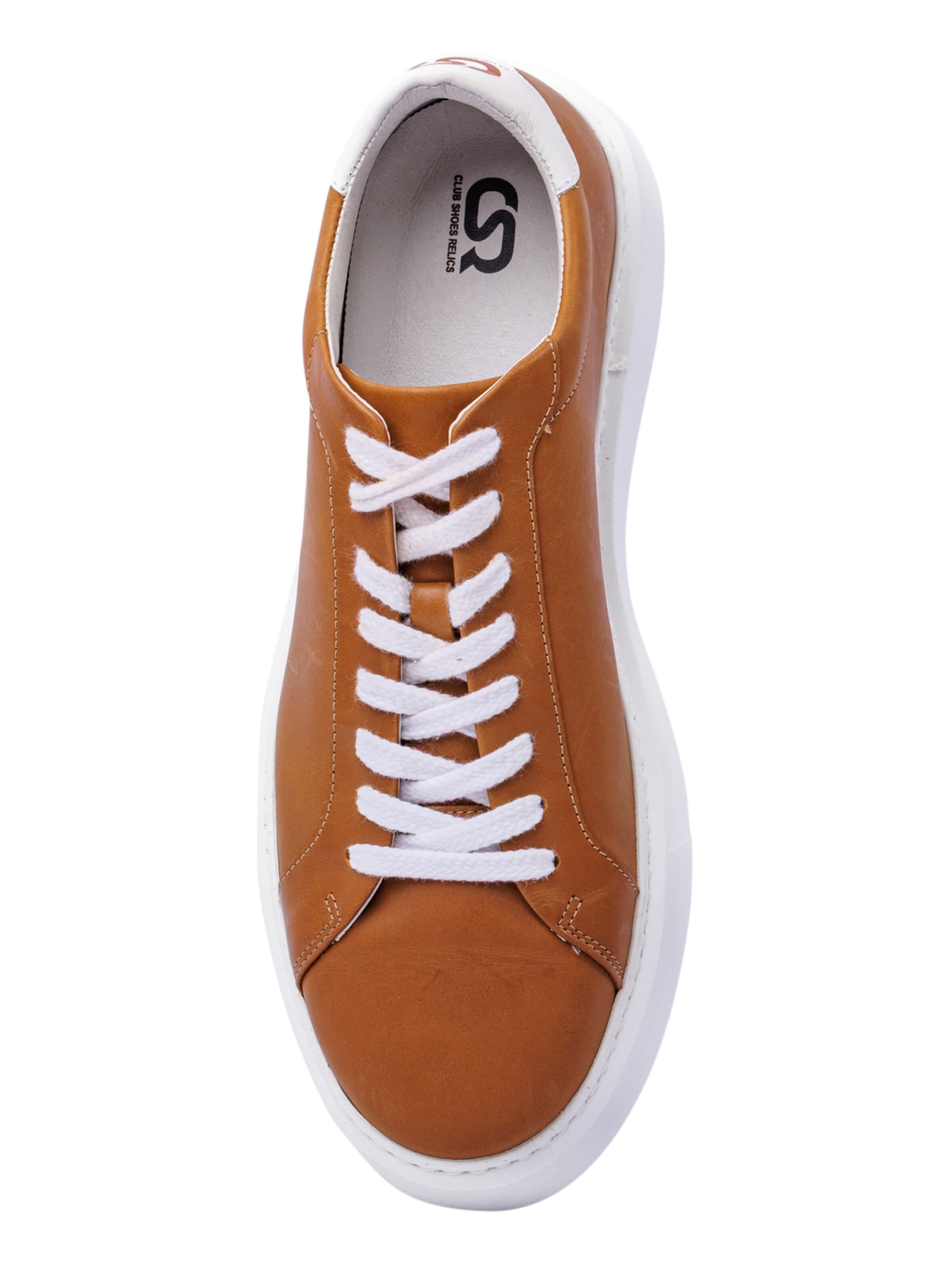 Club Shoes Relics Sneakersy niskie 'Coach Collection Camel' w kolorze brązowy