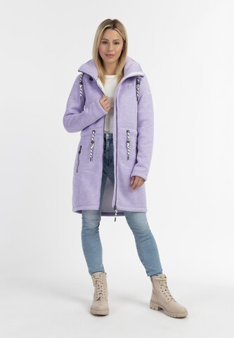 Schmuddelwedda Fleece jas in Lila