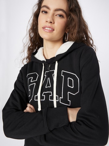 GAP Sweatjacke in Schwarz