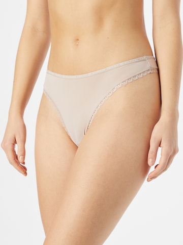 String di TOMMY HILFIGER in beige: frontale