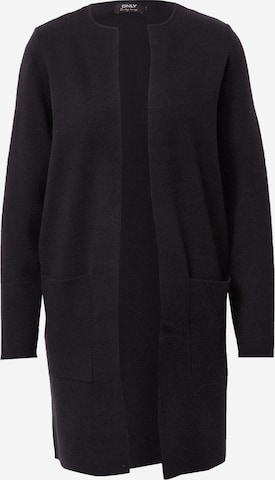 ONLY Knit Cardigan in Black: front