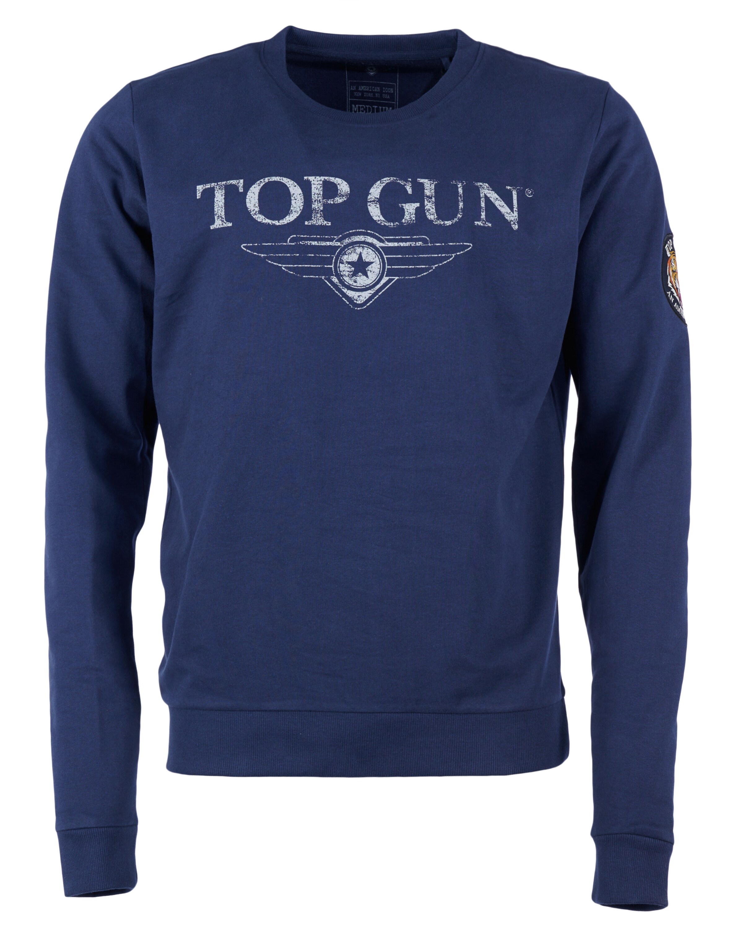 TOP GUN Sweatshirt in Blue: front