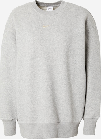 Nike Sportswear Sweatshirt 'PHOENIX' in Grijs: voorkant