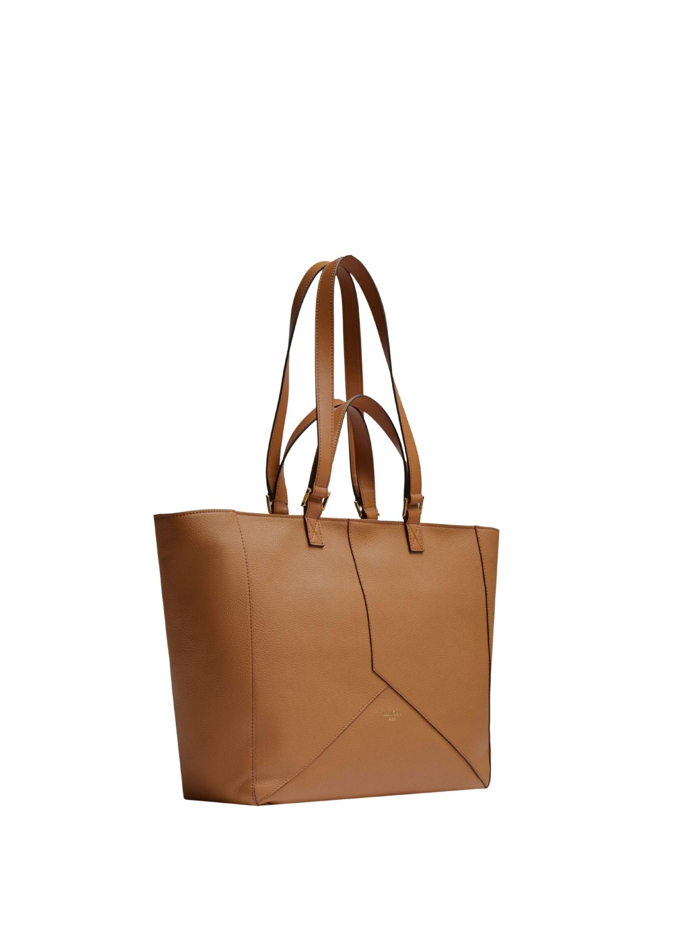 Lancel - Shopper 'Lancel Cabas / Shopping Enveloppe Camel Femme' en marrón