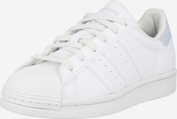 ADIDAS ORIGINALS حذاء رياضي 'SUPERSTAR' بـ أبيض: الأمام