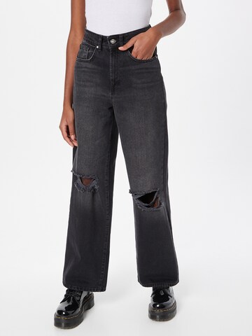 Wide leg Jeans 'HOPE' di ONLY in nero: frontale